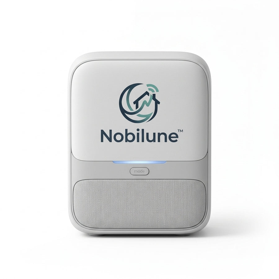 Nobilune™ Smart Home Gateway with Integrated Speaker, App & Voice Control Support, Connected Device Management and Compact Home Hub Design